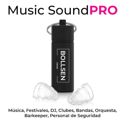 bollsen music soundpro - tapones para conciertos Música, Festivales, DJ, Clubes, Bandas, Orquesta, Barkeeper, Personal de Sequridad