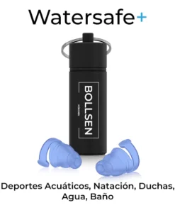 BOLLSEN Watersafe+ Tapones nadar - Deportes Acuáticos, Natación, Duchas, Agua, Baño